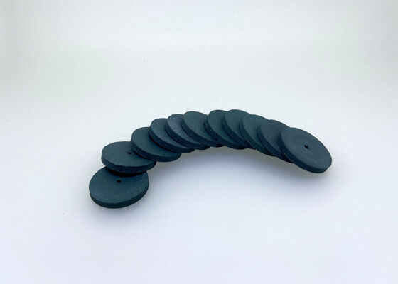गुणवत्ता  3.0mm Dental Rubber Diamond Polisher Finishing Discs HP Shank For Alloys Metals कारखाना